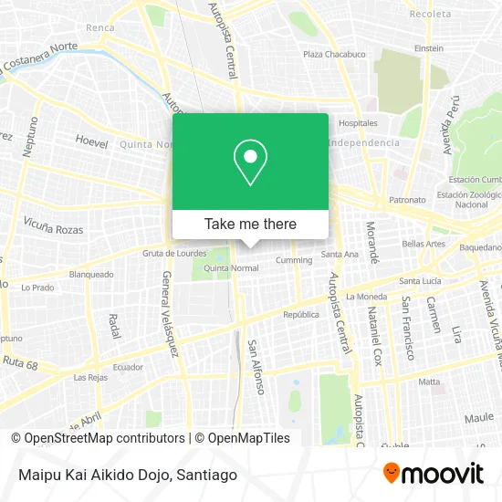 Maipu Kai Aikido Dojo map