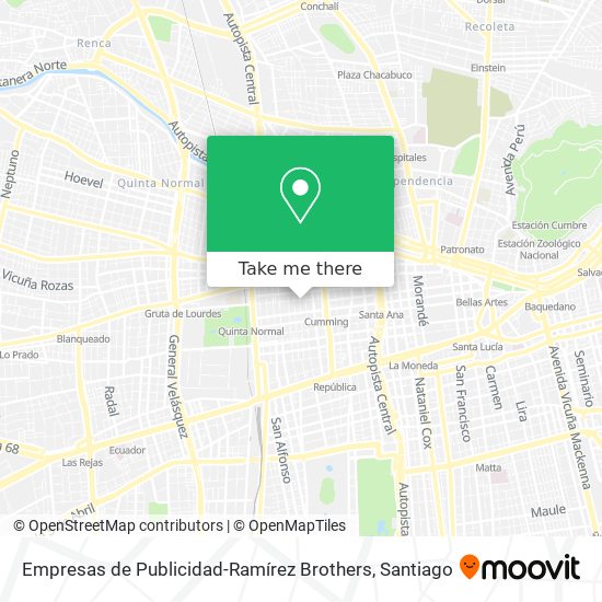 Empresas de Publicidad-Ramírez Brothers map