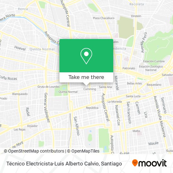 Técnico Electricista-Luis Alberto Calvio map