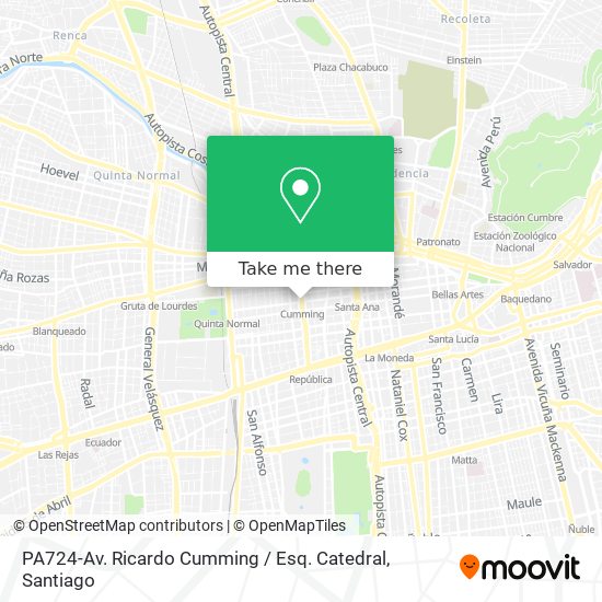 Mapa de PA724-Av. Ricardo Cumming / Esq. Catedral