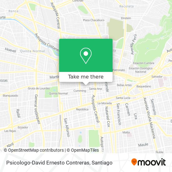 Psicologo-David Ernesto Contreras map