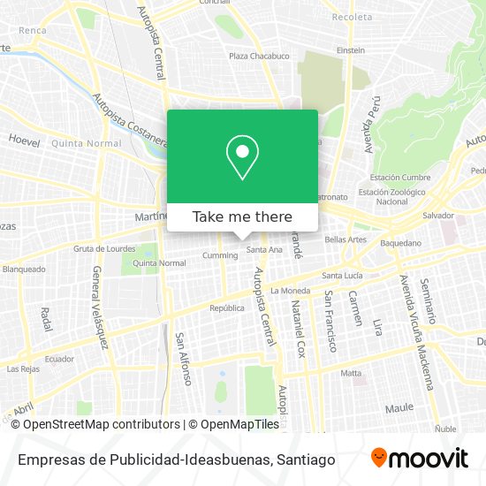 Empresas de Publicidad-Ideasbuenas map