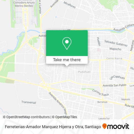 Mapa de Ferreterias-Amador Marquez Hijerra y Otra