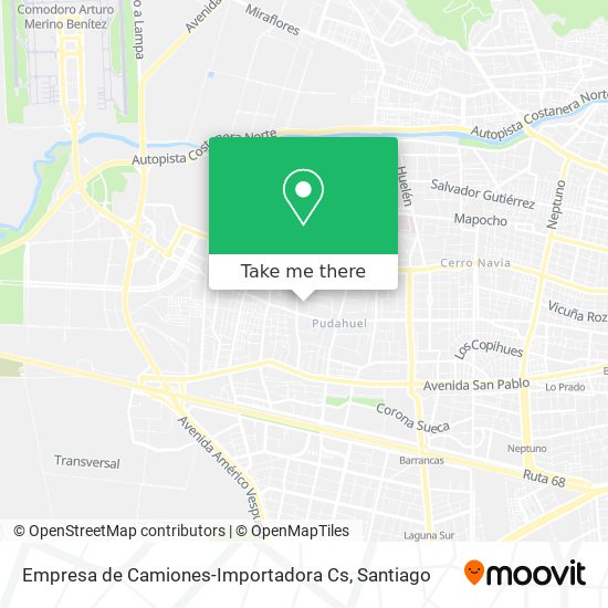 Mapa de Empresa de Camiones-Importadora Cs