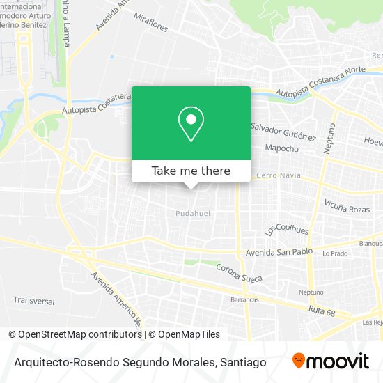 Mapa de Arquitecto-Rosendo Segundo Morales