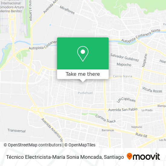 Mapa de Técnico Electricista-María Sonia Moncada