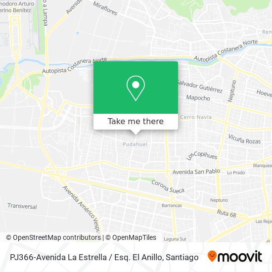 PJ366-Avenida La Estrella / Esq. El Anillo map