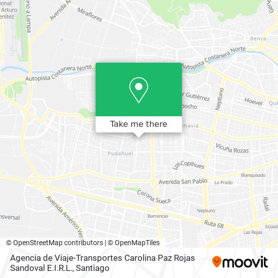 Agencia de Viaje-Transportes Carolina Paz Rojas Sandoval E.I.R.L. map
