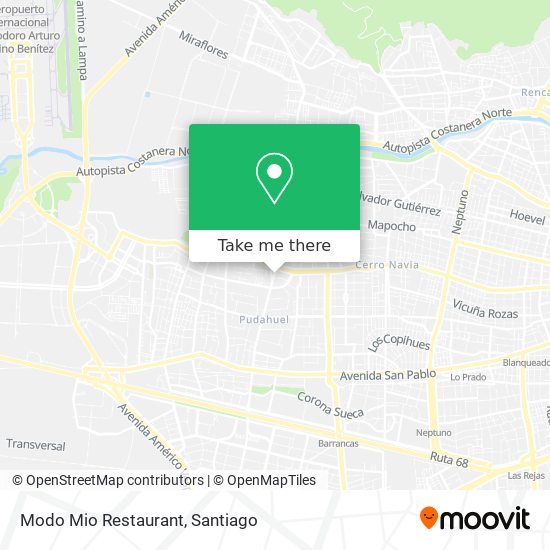Modo Mio Restaurant map