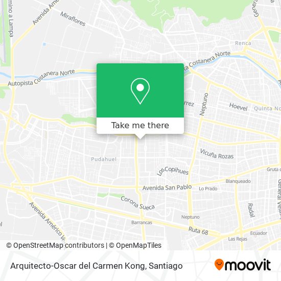 Mapa de Arquitecto-Oscar del Carmen Kong