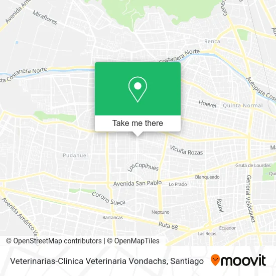 Veterinarias-Clinica Veterinaria Vondachs map