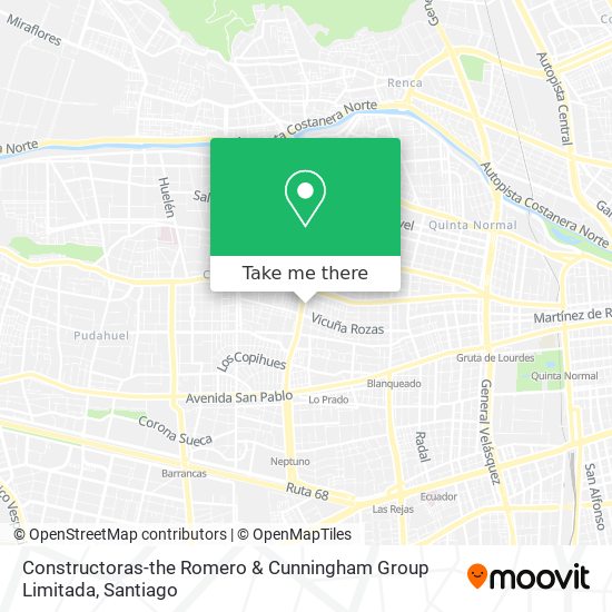 Constructoras-the Romero & Cunningham Group Limitada map
