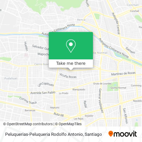 Mapa de Peluquerias-Peluqueria Rodolfo Antonio