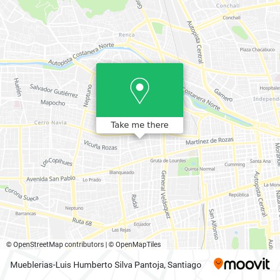 Mueblerias-Luis Humberto Silva Pantoja map