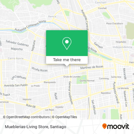 Mapa de Mueblerias-Living Store