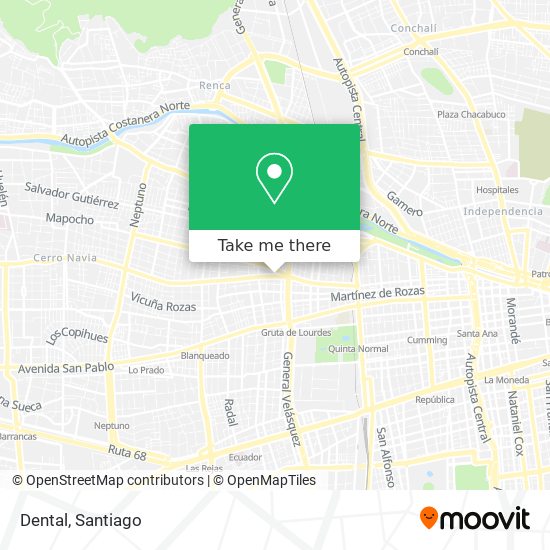 Mapa de Dental