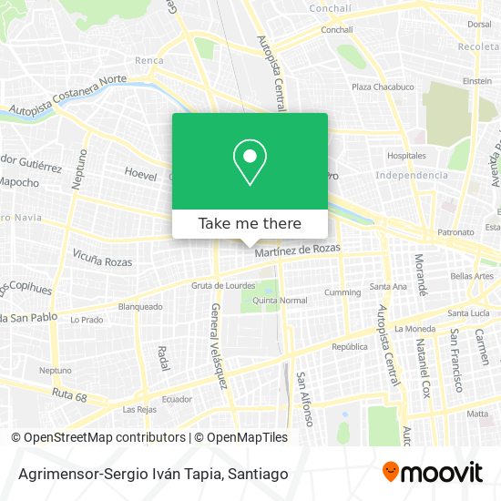 Agrimensor-Sergio Iván Tapia map
