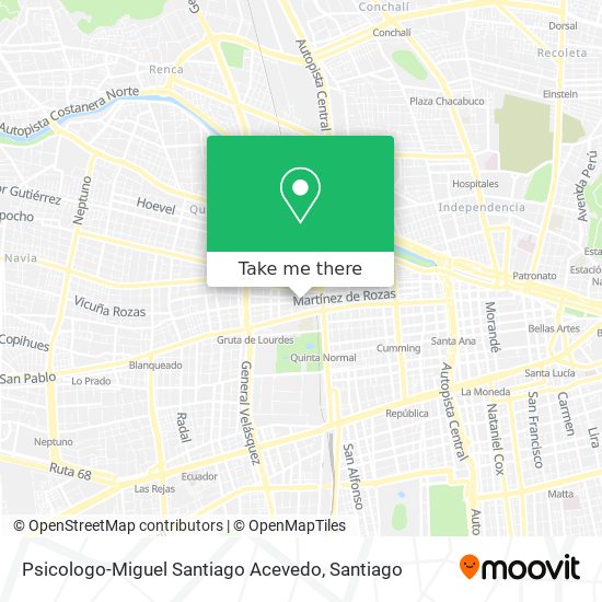 Psicologo-Miguel Santiago Acevedo map