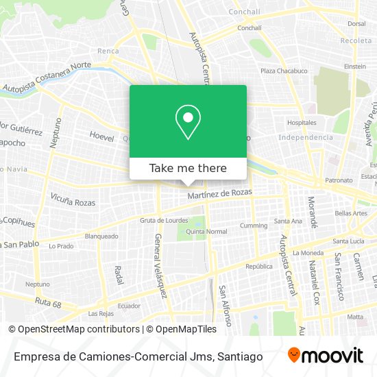 Empresa de Camiones-Comercial Jms map