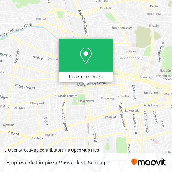 Mapa de Empresa de Limpieza-Vassaplast