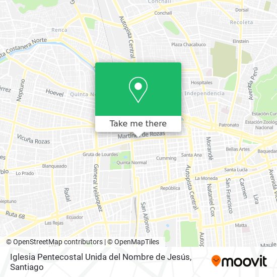 Iglesia Pentecostal Unida del Nombre de Jesús map