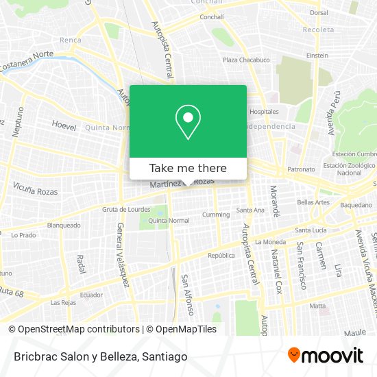 Bricbrac Salon y Belleza map