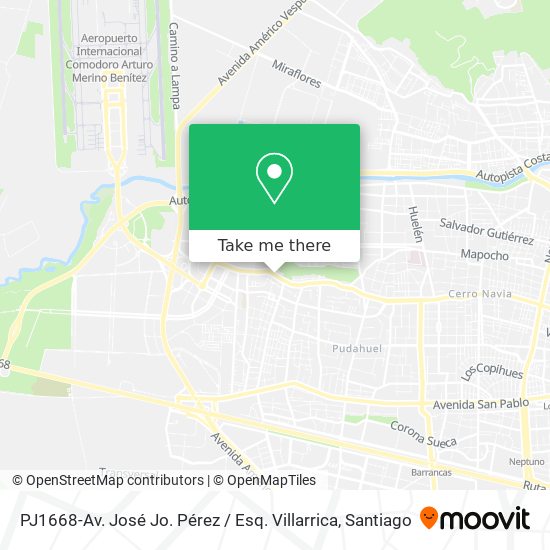 Mapa de PJ1668-Av. José Jo. Pérez / Esq. Villarrica