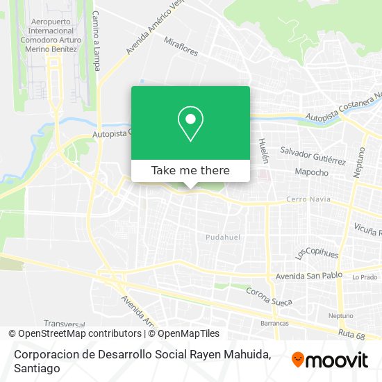 Corporacion de Desarrollo Social Rayen Mahuida map