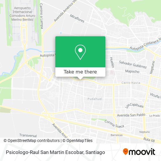Psicologo-Raul San Martin Escobar map