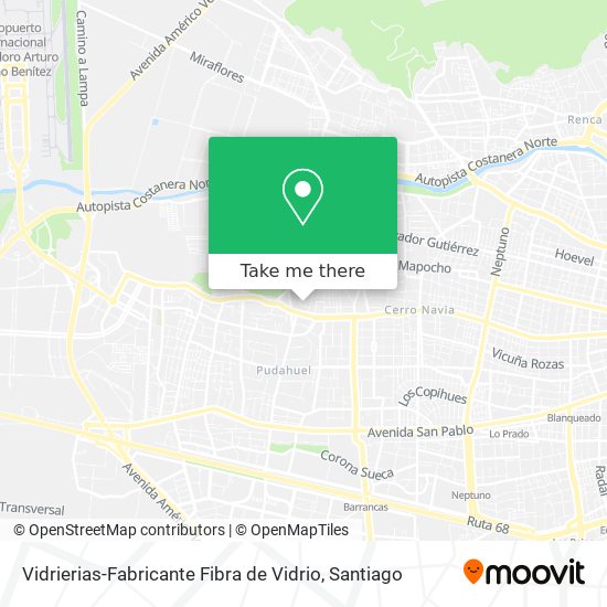 Vidrierias-Fabricante Fibra de Vidrio map