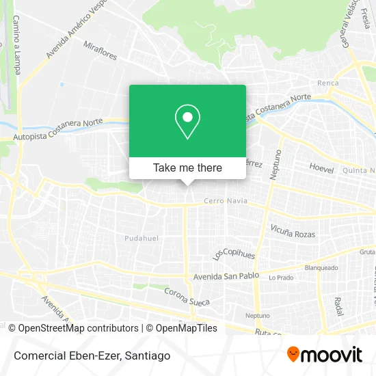 Comercial Eben-Ezer map