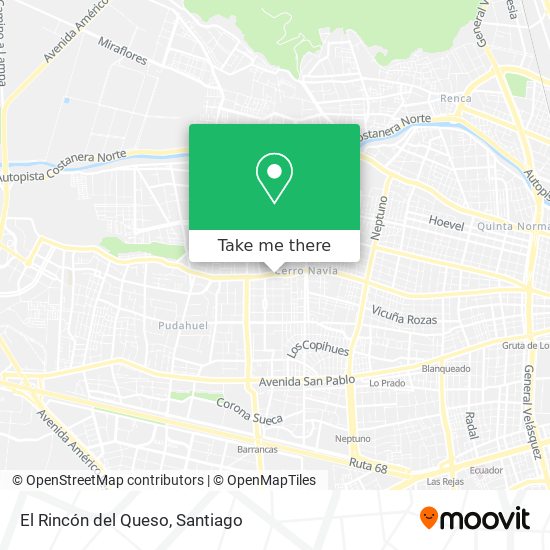 El Rincón del Queso map