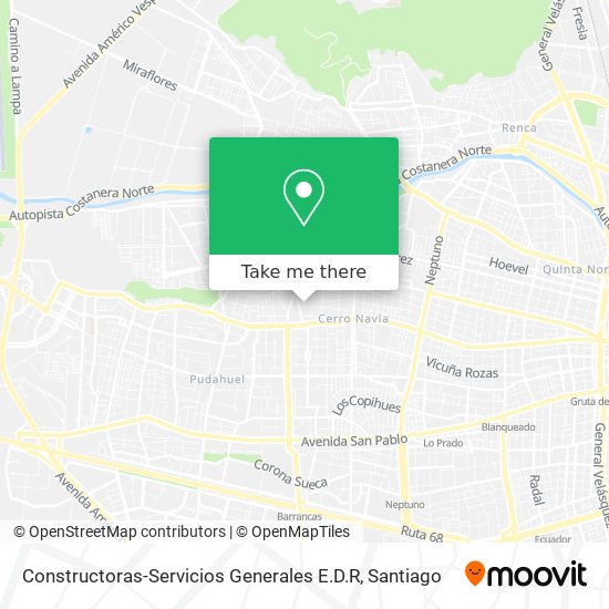 Mapa de Constructoras-Servicios Generales E.D.R