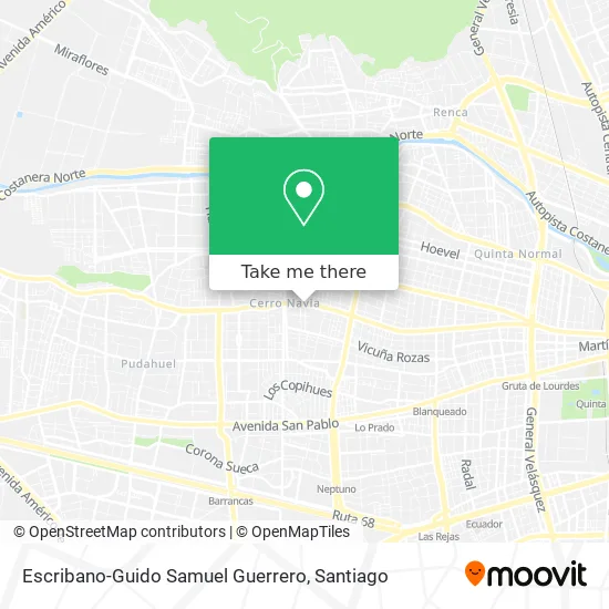 Escribano-Guido Samuel Guerrero map