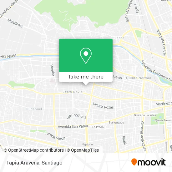 Tapia Aravena map