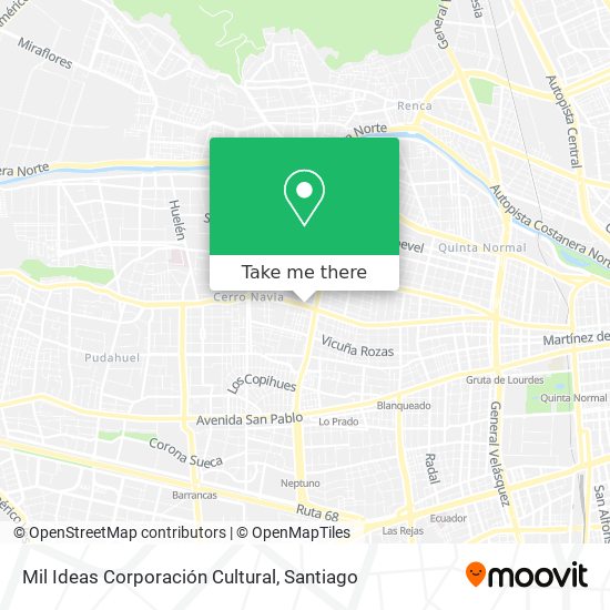 Mil Ideas Corporación Cultural map