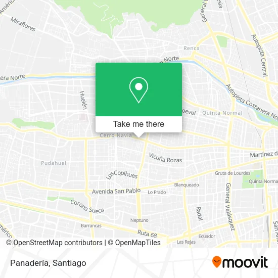 Panadería map