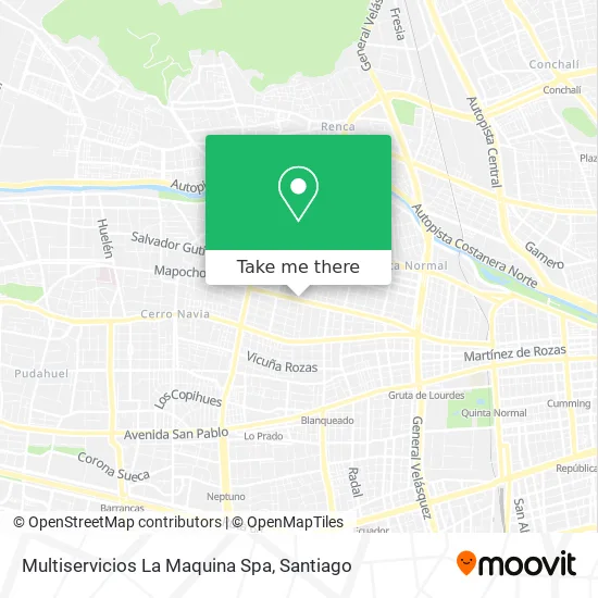 Multiservicios La Maquina Spa map