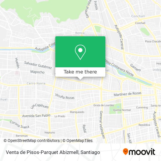 Venta de Pisos-Parquet Abizmell map