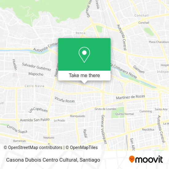 Casona Dubois Centro Cultural map