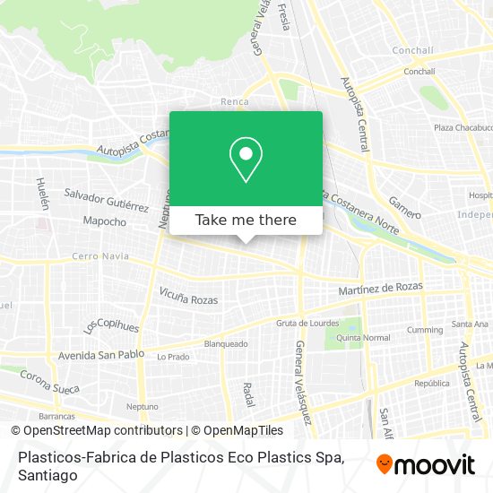 Plasticos-Fabrica de Plasticos Eco Plastics Spa map