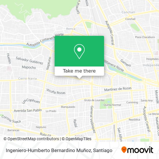 Mapa de Ingeniero-Humberto Bernardino Muñoz