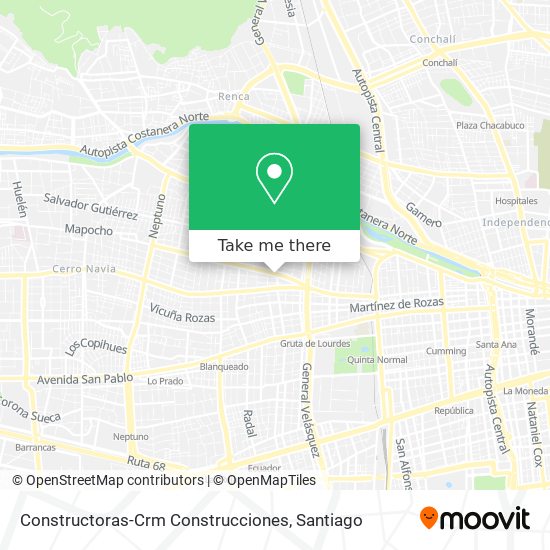 Constructoras-Crm Construcciones map