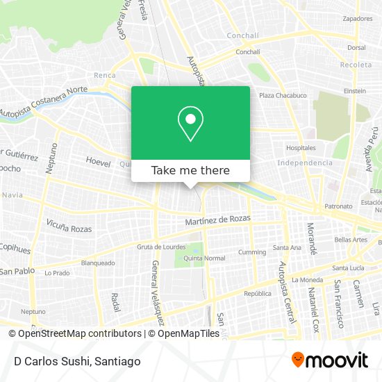 D Carlos Sushi map