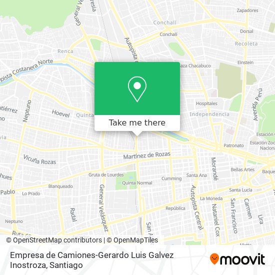 Empresa de Camiones-Gerardo Luis Galvez Inostroza map