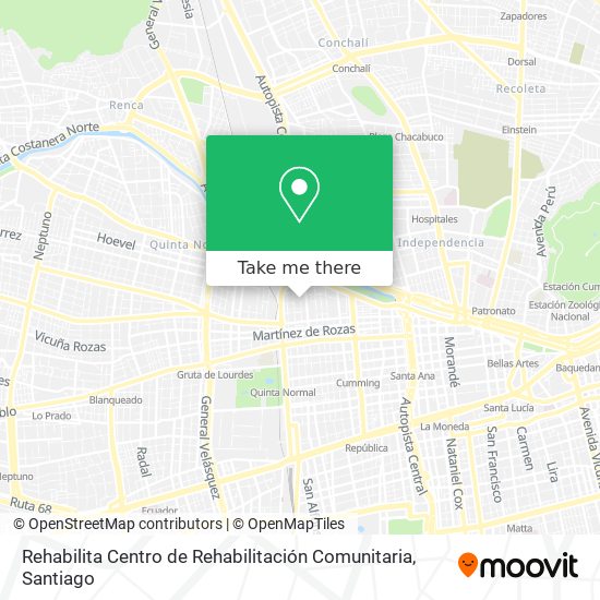 Rehabilita Centro de Rehabilitación Comunitaria map