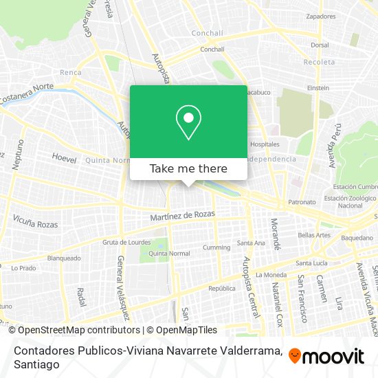 Contadores Publicos-Viviana Navarrete Valderrama map