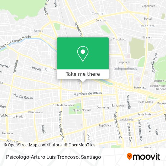 Psicologo-Arturo Luis Troncoso map