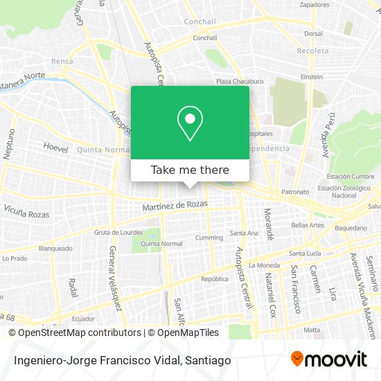 Ingeniero-Jorge Francisco Vidal map