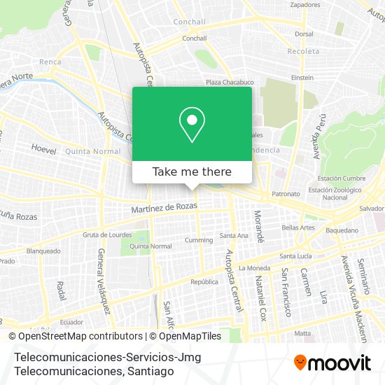 Mapa de Telecomunicaciones-Servicios-Jmg Telecomunicaciones